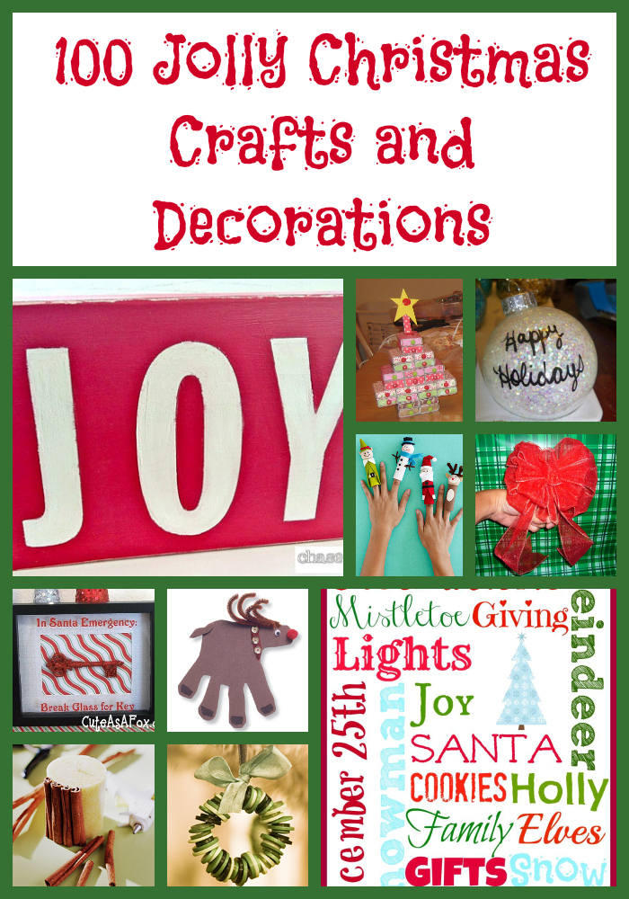 100 Jolly Christmas Crafts & Decorations - A Spectacled Owl
