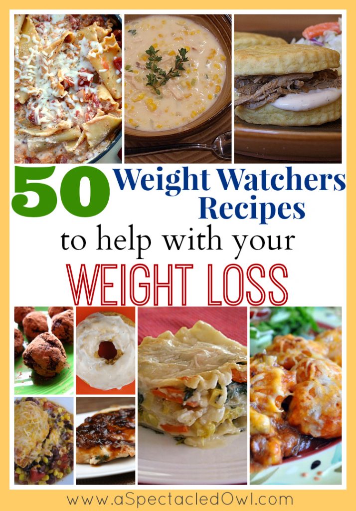 50 Weight Watchers Recipes to help you with your Weight Loss
