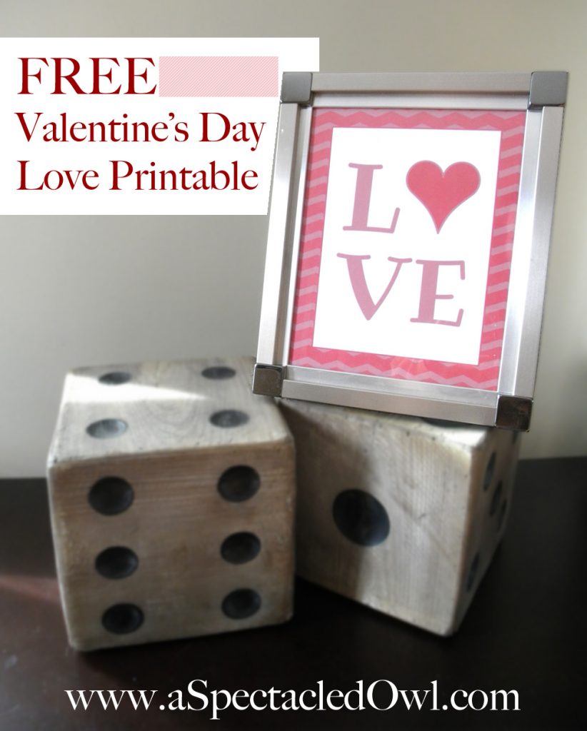Free Valentine's Day Love Printable