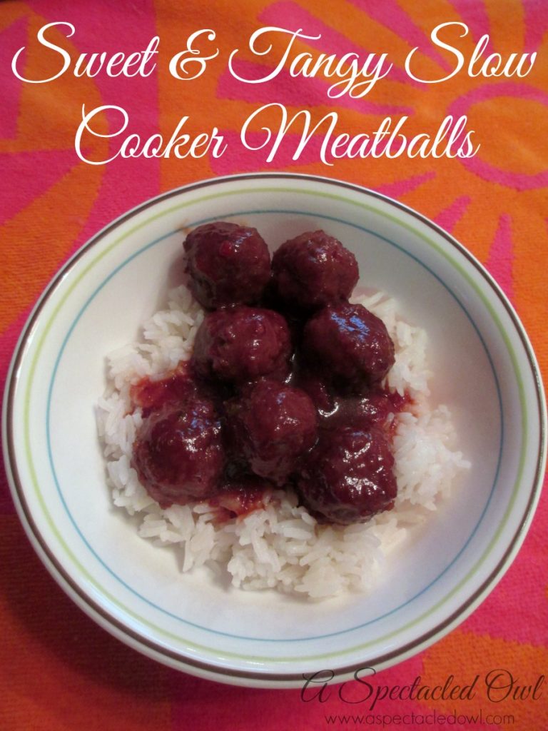 Sweet & Tangy Slow Cooker Meatballs Recipe