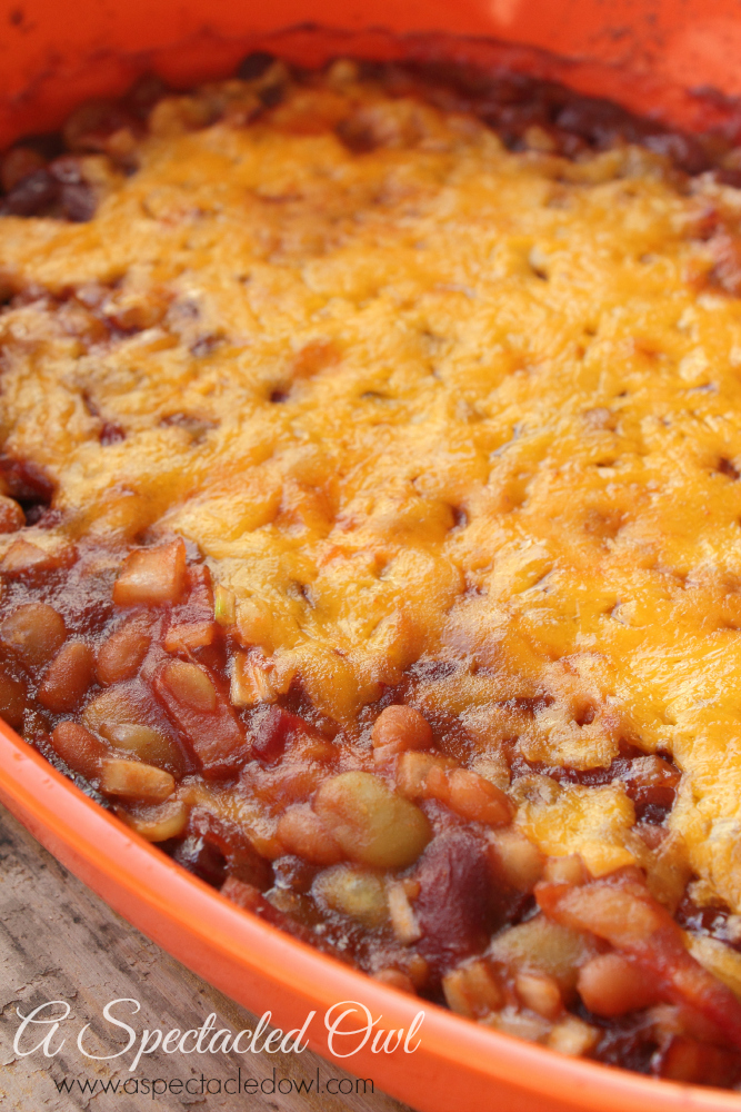 Cheesy Baked Beans Recipe - A Spectacled Owl