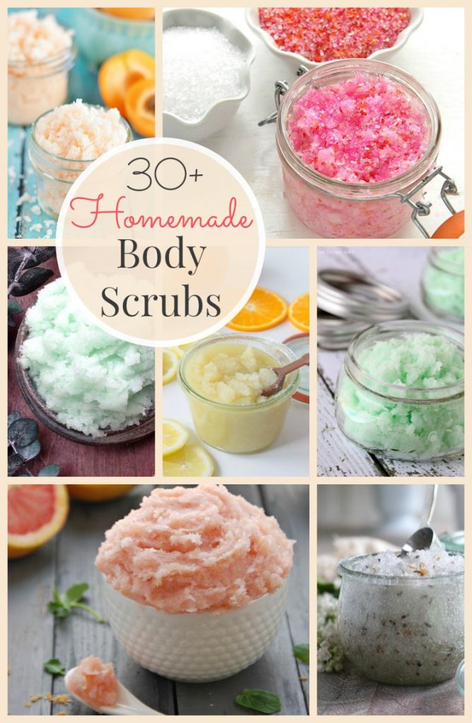30+ Homemade Body Scrubs