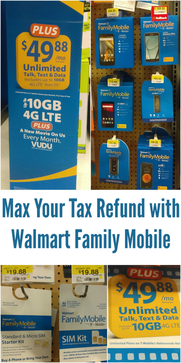 Max Your Tax Refund with Walmart Family Mobile
