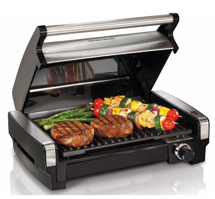 Grill Any Time, Any Place with Hamilton Beach's Indoor Searing Grill
