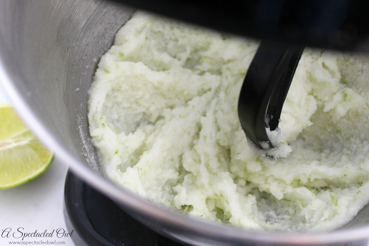 Coconut Mint Lime Sugar Scrub Recipe - I love how sugar scrubs make my skin feel so soft! I also love that you can make so many different scents depending on your mood or the season.