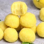 These Homemade Lemon Truffles are tangy, creamy and sweet. All you need is a few simple ingredients. After mixing the cake mix, sugar, butter, and lemon juice together, roll into small balls. Follow the recipe and the helpful video tutorial below!