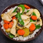 As a popular take-out dish, Moo Goo Gai Pan is a delicious Chinese chicken and vegetable stir-fry recipe with a mouthwatering moo goo gai pan sauce.