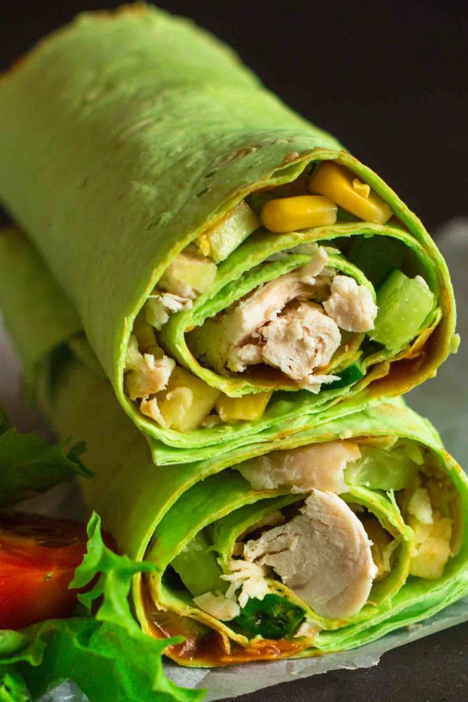Healthy Spinach Wrap