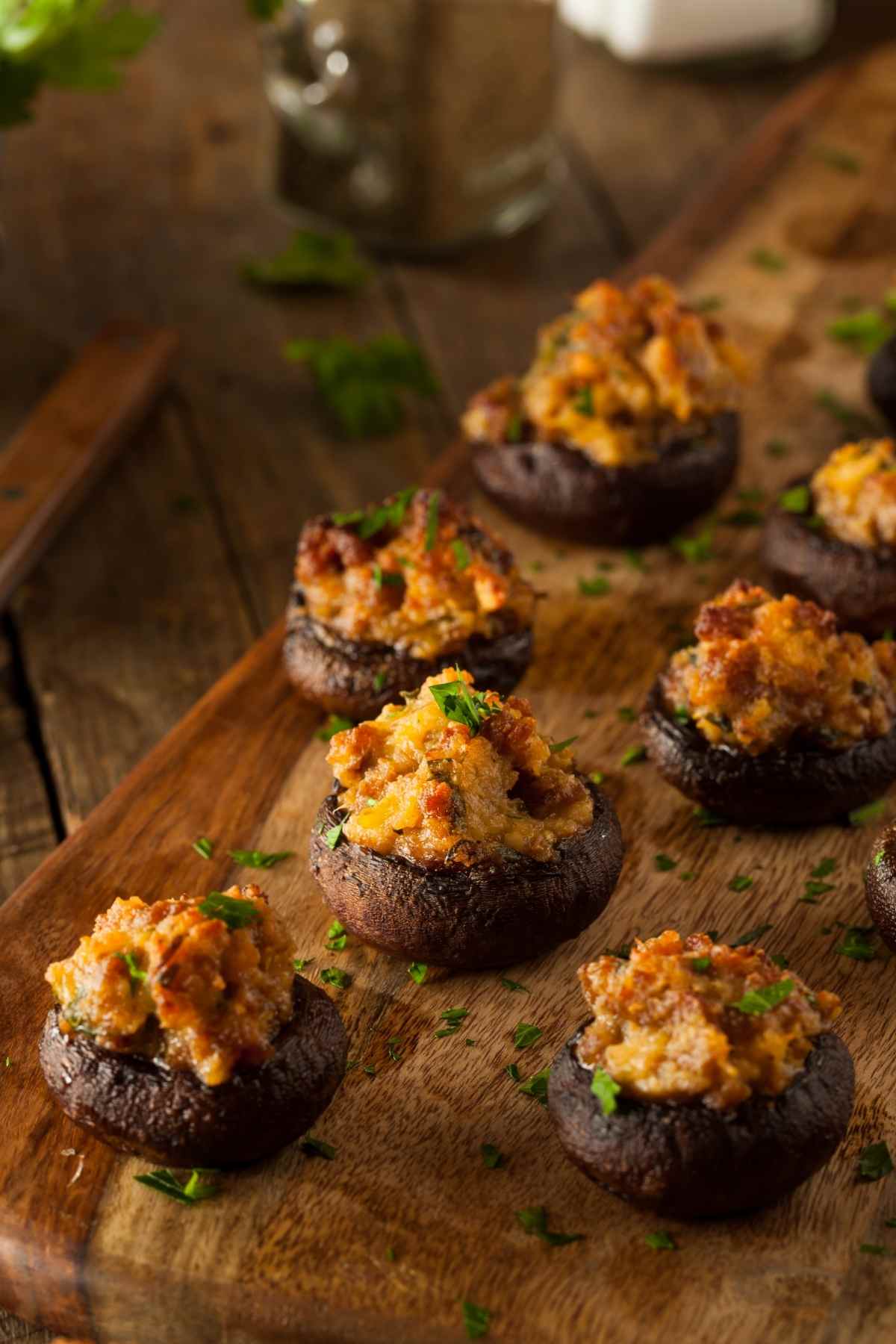 Sausage Stuffed Mushrooms