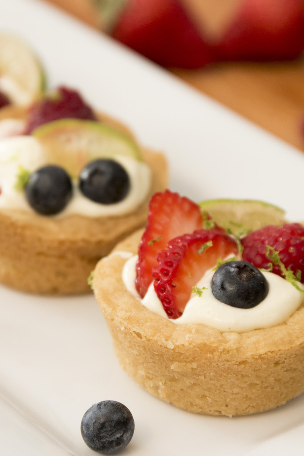 Key Lime Pie Cookie Cups