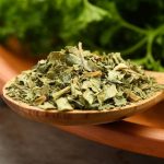 As a garnish or a key ingredient, parsley adds a burst of fresh flavor to nearly any dish. A low-calorie herb, parsley is high in vitamins and minerals. Parsley comes in two variations: flat or curly. You can get it dried or fresh.