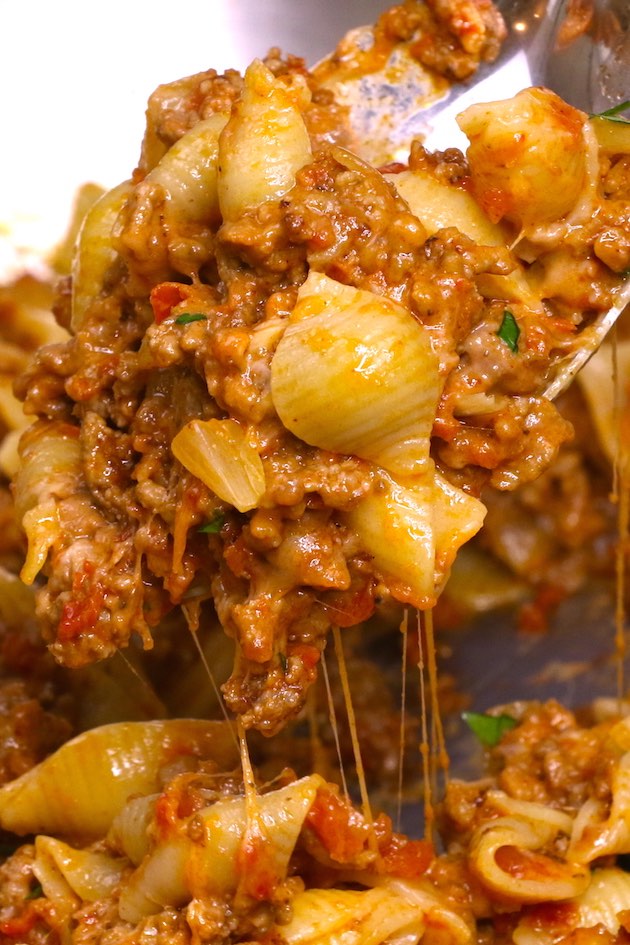 Ground Chuck Taco Pasta
