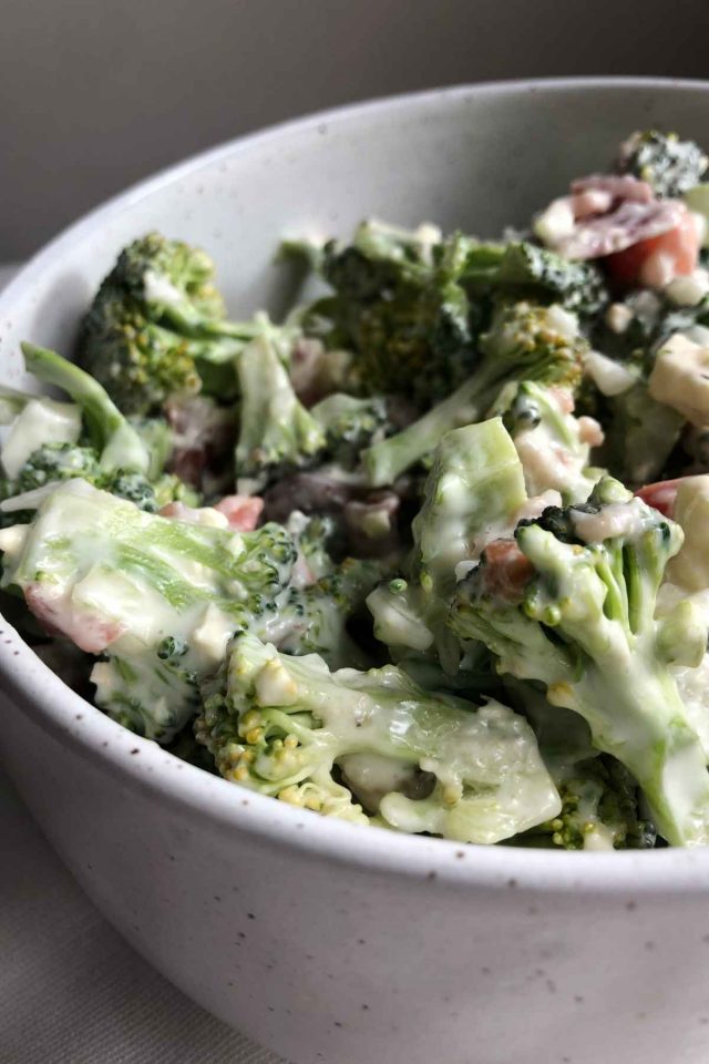 High Protein Broccoli Salad