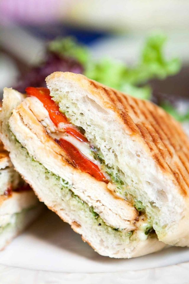 Italian Grilled Chicken Panini Sandwich