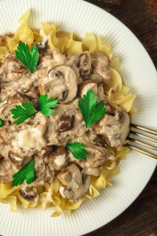 Mushroom Stroganoff