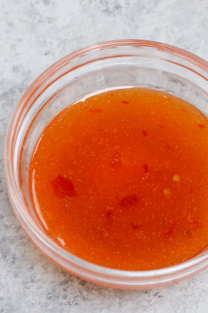 Plum sauce is a sweet and sour sauce that’s often used as a dip for spring rolls, crispy noodles, egg rolls, or drizzled on top of your favorite dishes. With only 5 simple ingredients, it takes just a few minutes to put this tangy sauce together.
