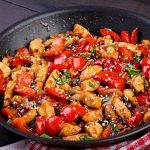 This delicious Tai Chien chicken stir fry is wonderful served with steamed rice. It’s the perfect dish to make on a busy weeknight!
