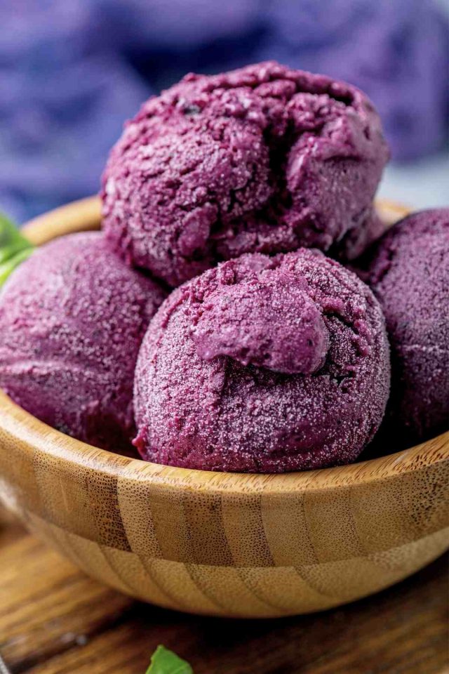 Blueberry Frozen Yogurt