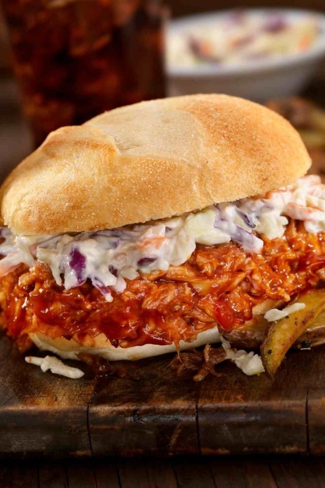 Crockpot BBQ Shredded Chicken