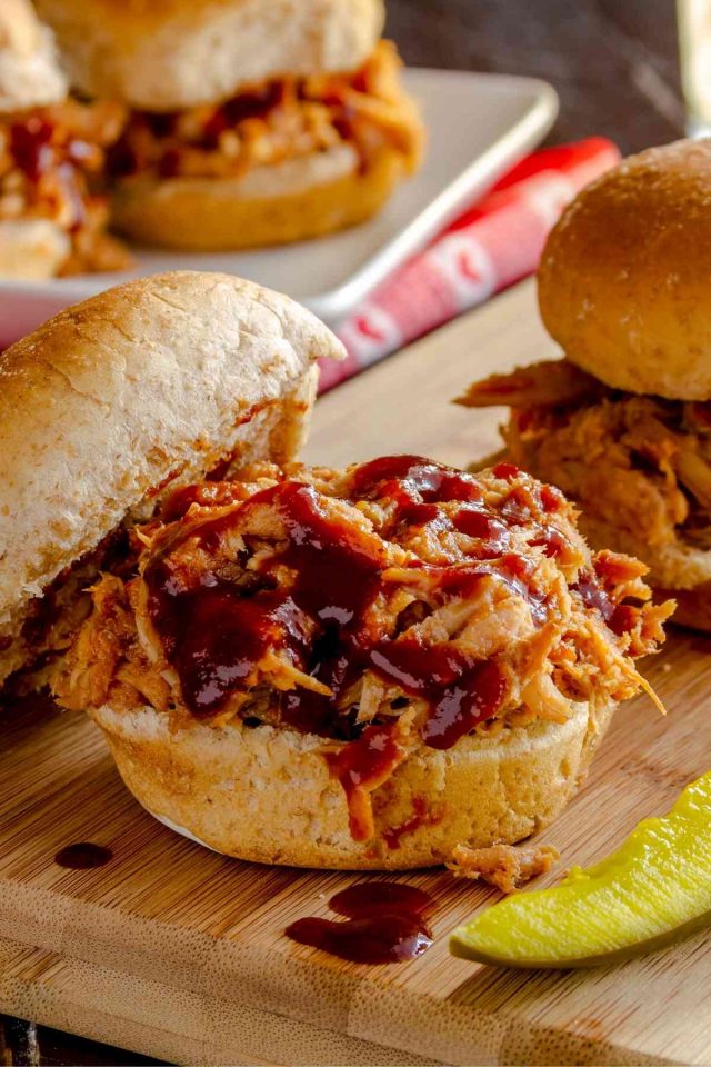 Easy BBQ Baked Pulled Chicken