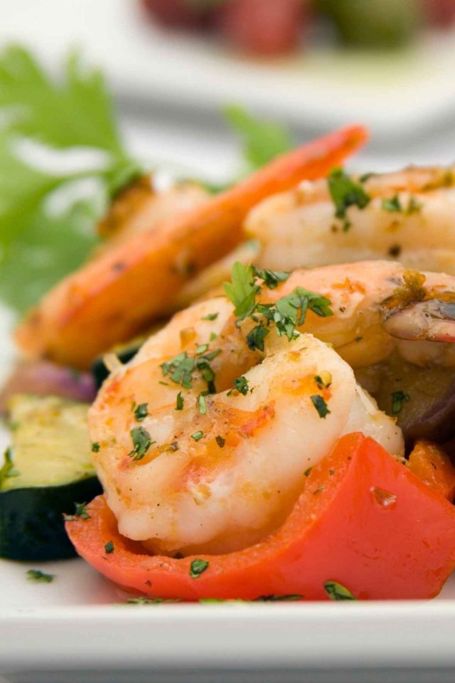 Garlic Shrimp and Veggies Meal Prep Bowls