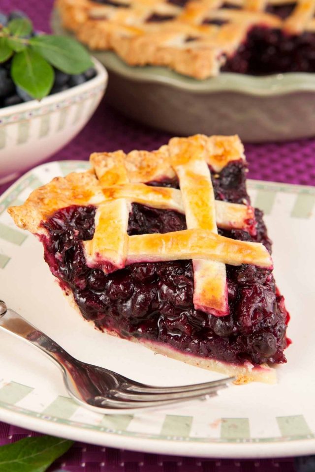 Homemade Blueberry Pie