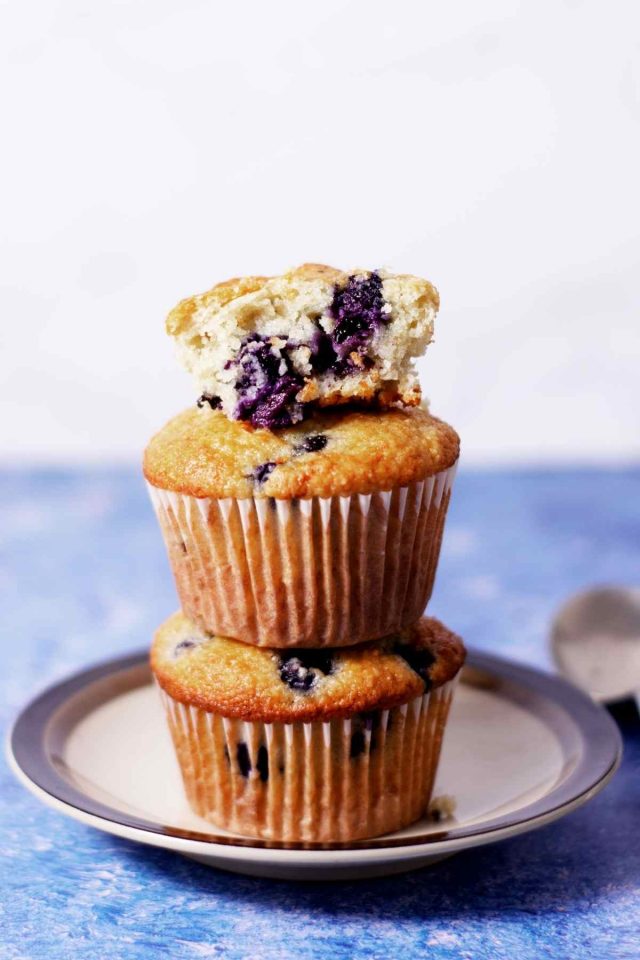 Low-Carb Keto Blueberry Muffins