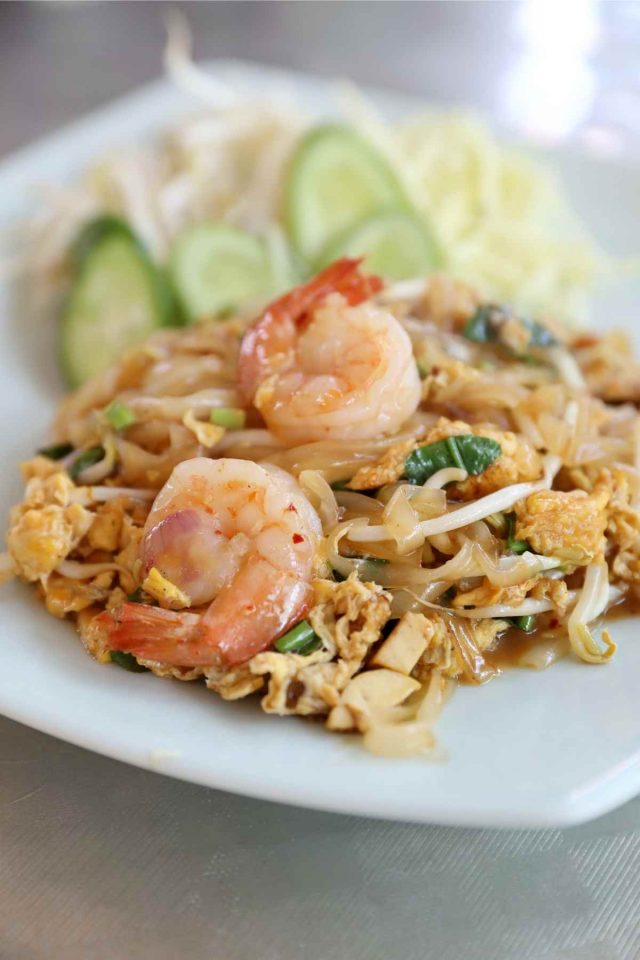 Pad Thai for Two with Shrimp