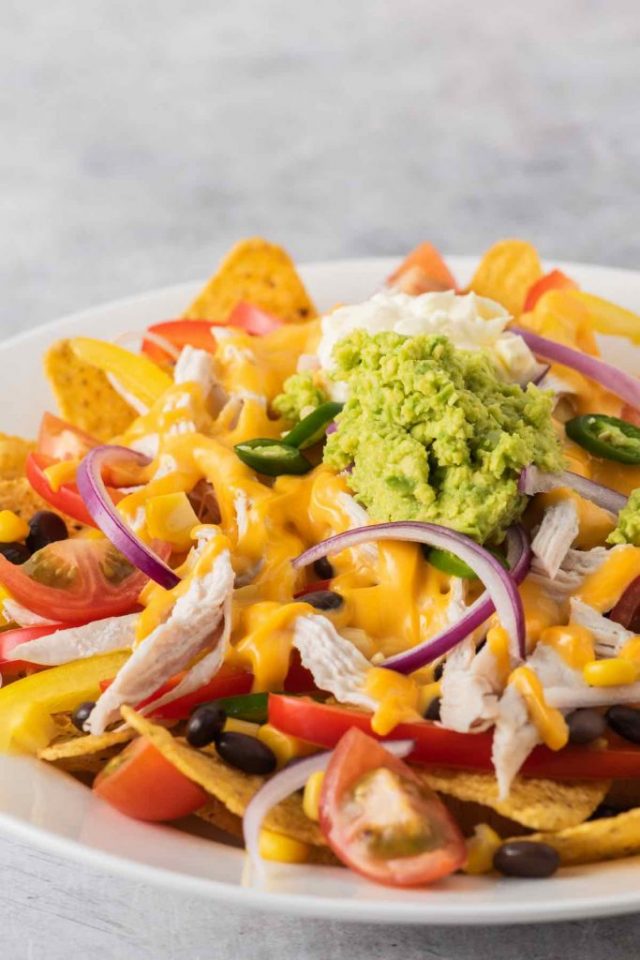 Shredded Chicken Nachos