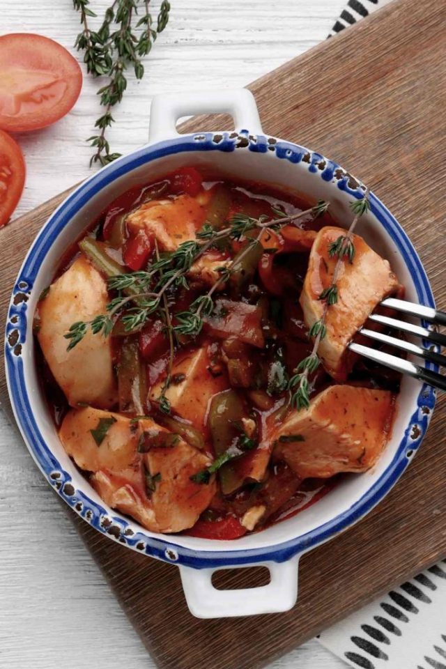 Slow Cooker Chicken Cacciatore