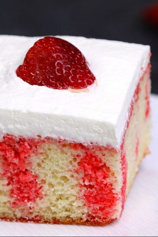 Strawberry Poke Cake