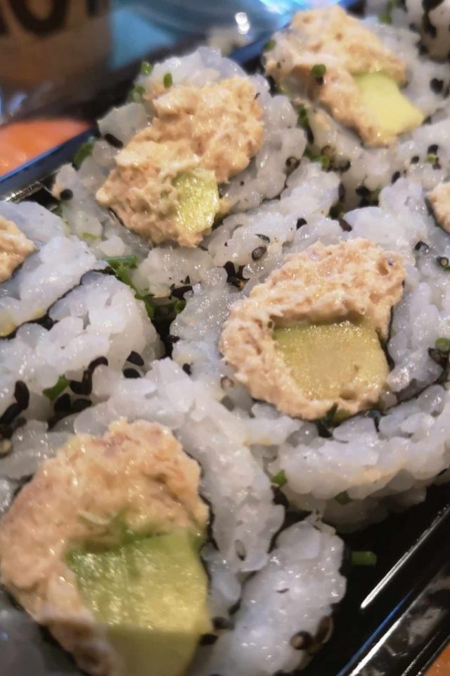 Cooked Tuna Sushi