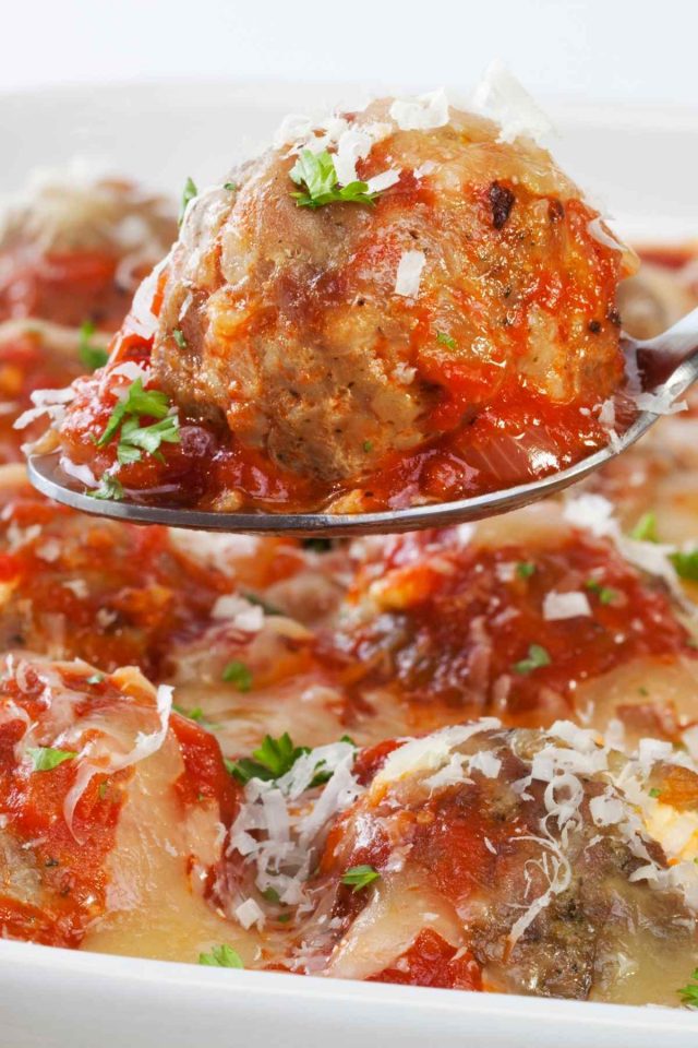 Crockpot Parmesan Meatballs