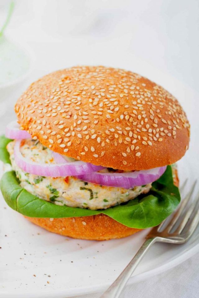 Greek Turkey Burgers